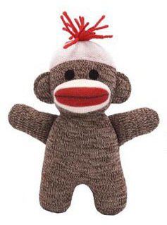 Sock Monkey Baby - beyondbookmarks.com